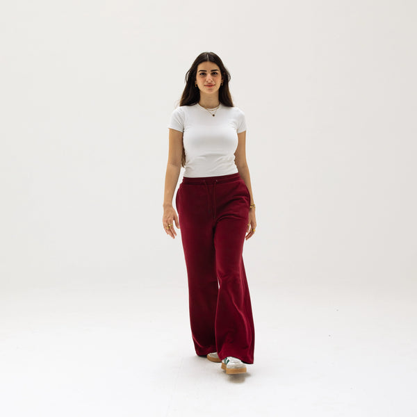 Milton Pants-Burgundy