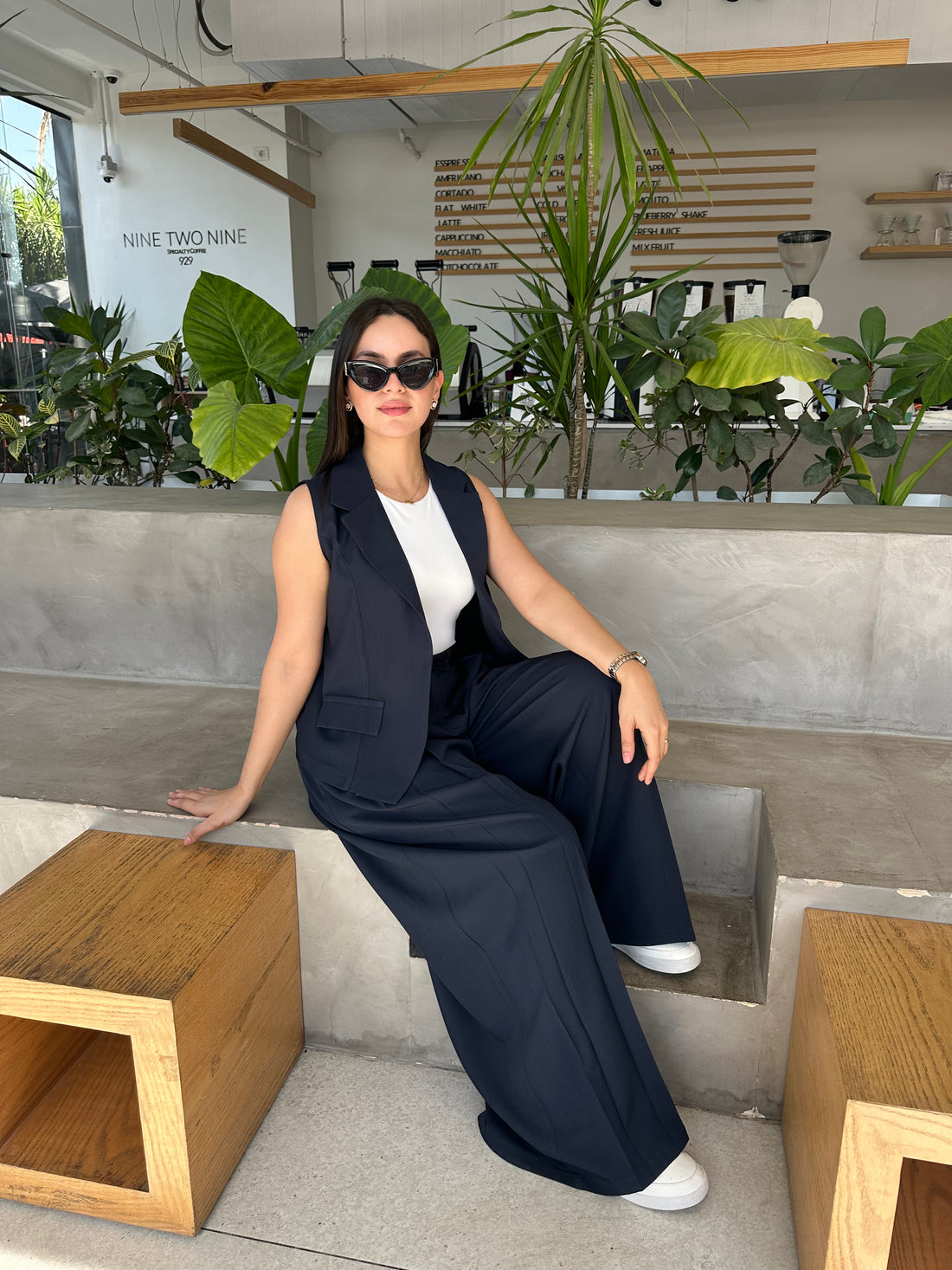 Power Suit 2 Piece - Navy