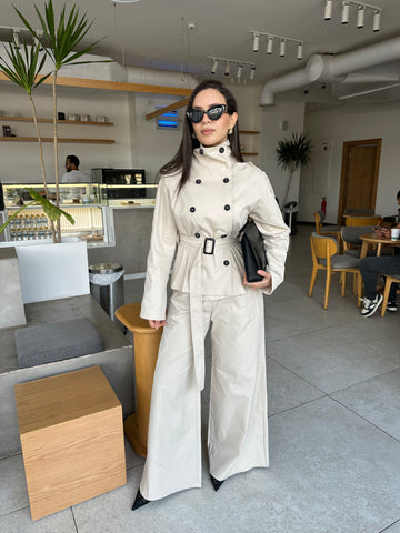 Two Piece Set - Beige