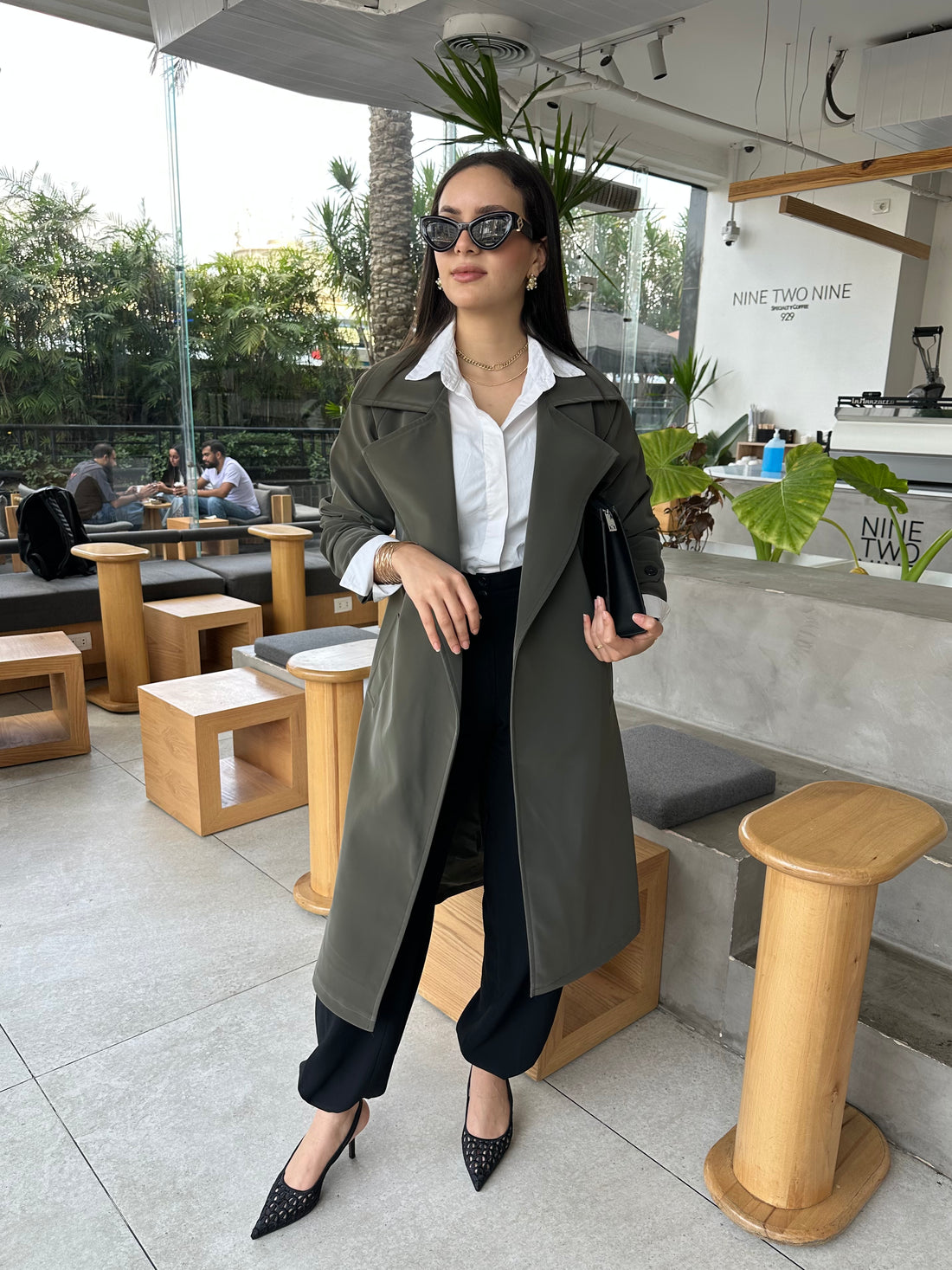 Nola Coat - Olive