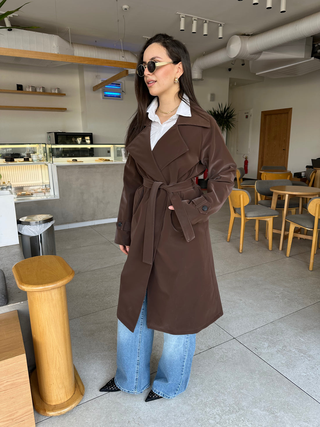 Nola Coat - Brown