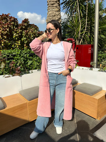 Luna Cardigan - Baby Pink