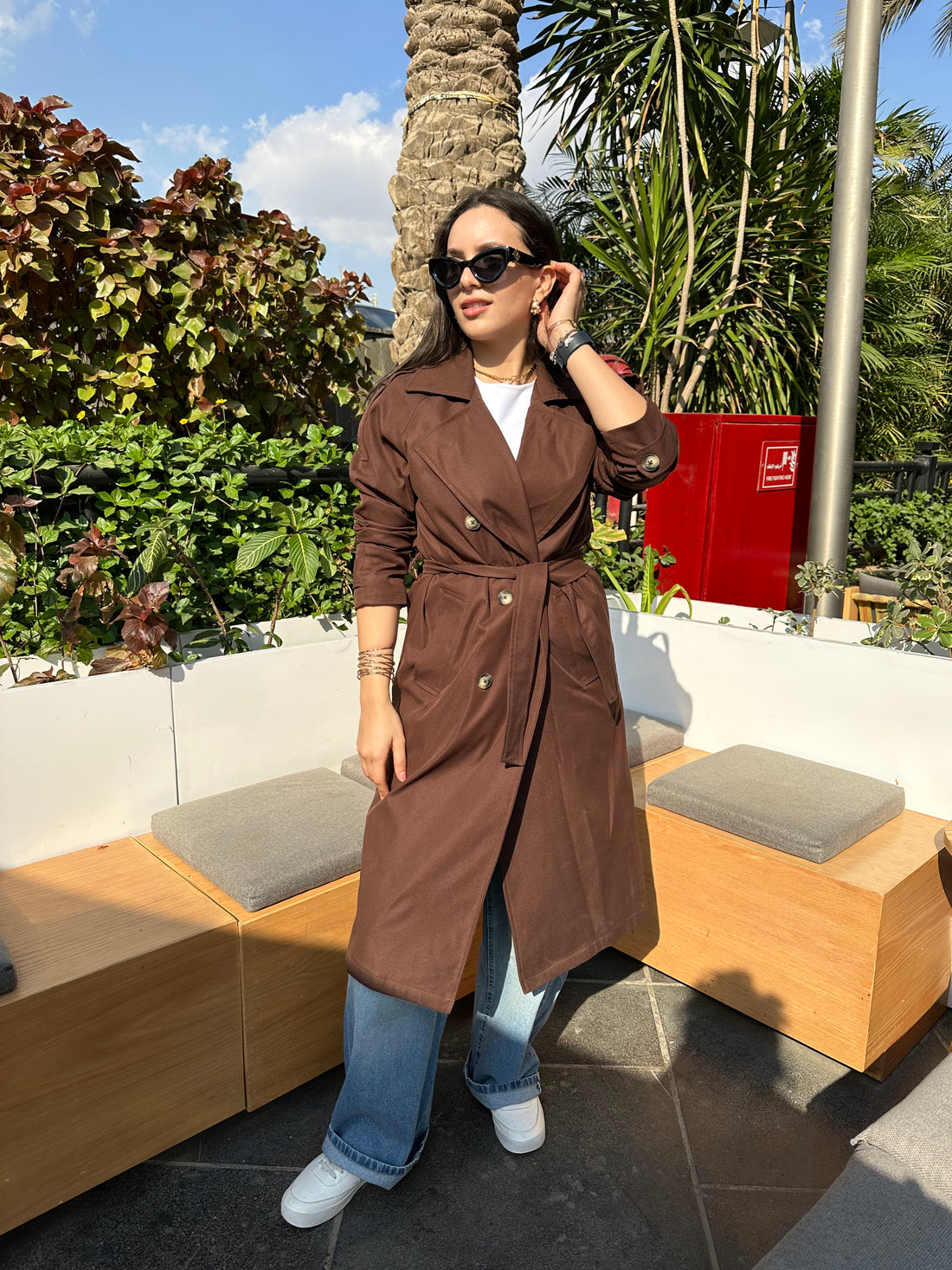 Trench coat Brown