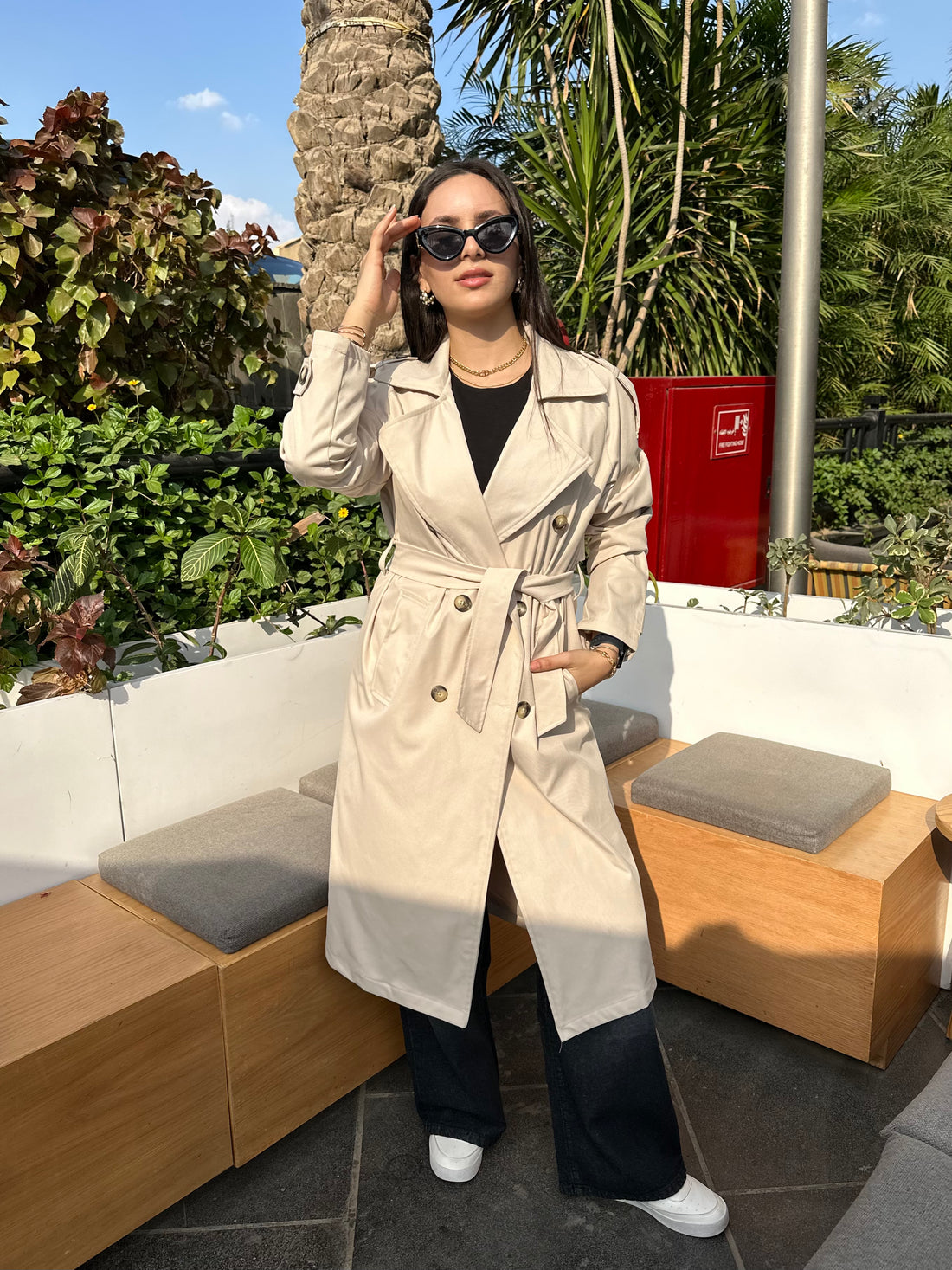Trench coat Beige