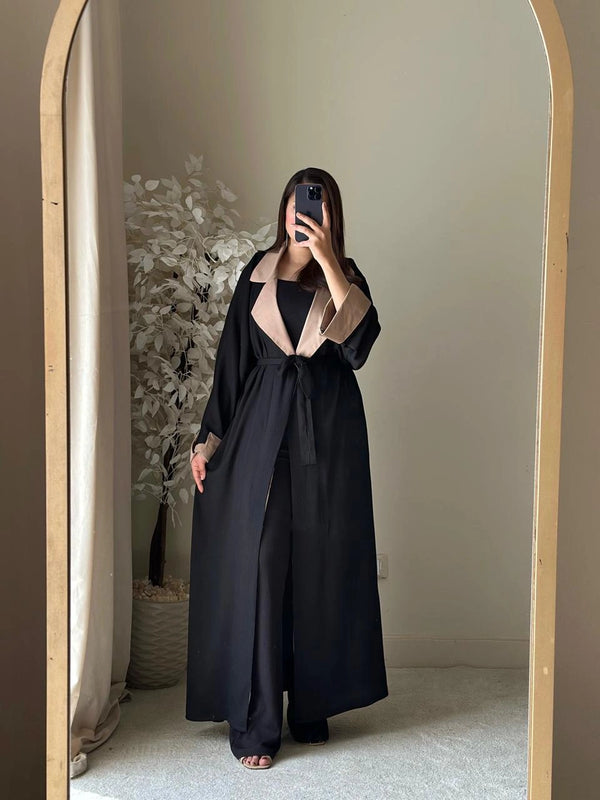 Cardegan-Black&Beige