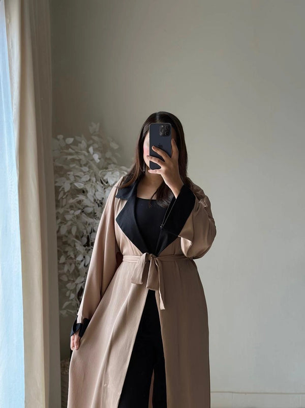 Cardegan-Beige&Black